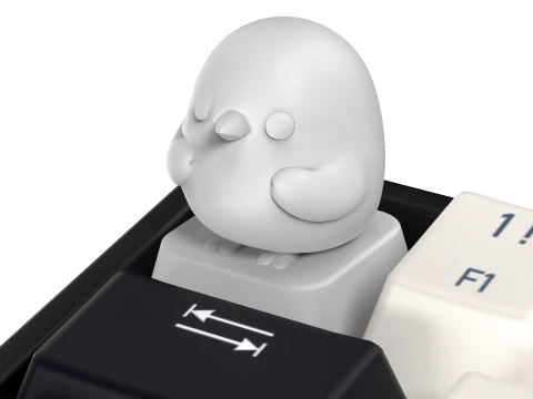 Ute Chick Keycap - Keycap for mechanical keyboard 3D Print Model
