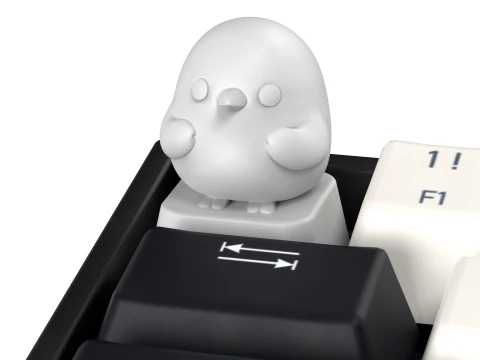 Ute Chick Keycap - Keycap for mechanical keyboard 3D Print Model