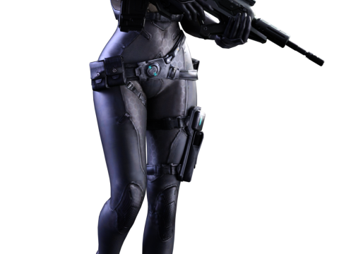 Motoko Kusanagi Ghost in the Machine 3D Print Model