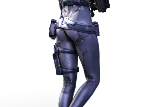 Motoko Kusanagi Ghost in the Machine 3D Print Model