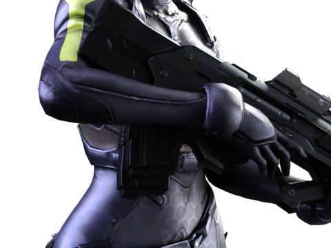 Motoko Kusanagi Ghost in the Machine 3D Print Model