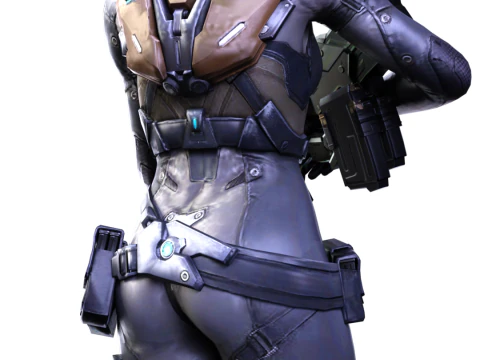 Motoko Kusanagi Ghost in the Machine 3D Print Model