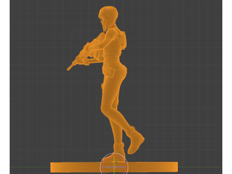 Motoko Kusanagi Ghost in the Machine 3D Print Model