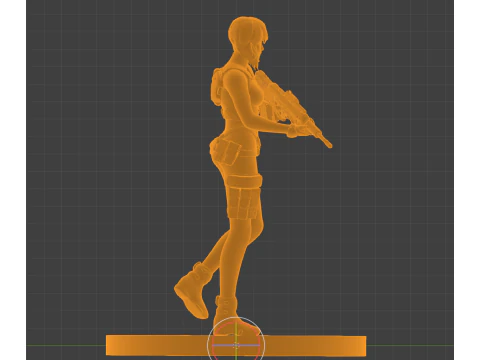 Motoko Kusanagi Ghost in the Machine 3D Print Model