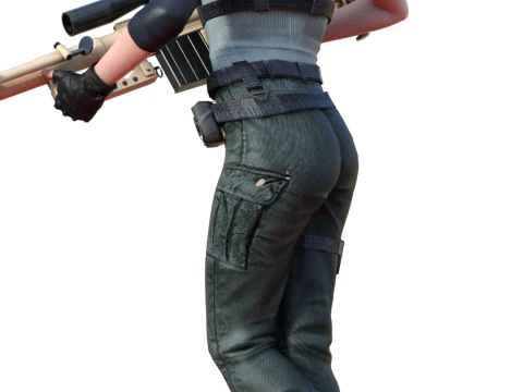 Jill Valentine The Master of Unlocking 3D Print Model