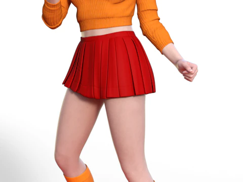 Ashley Graham Mystery Solved Velma 3D Cosplay 3D Print Model
