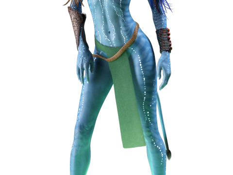 Neytiri z Pandora Navi Warrior 3D Render Model do druku 3D