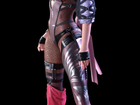 Ayane Tactical Kunoichi Ninja Gaiden 4 Design 3D Print Model