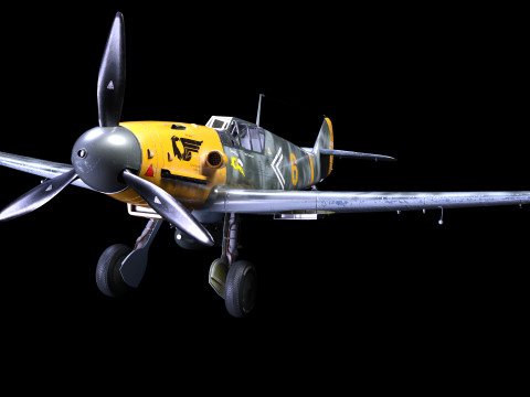Messerschmitt Bf 109 The Emblematic Fighter 3D Print Model