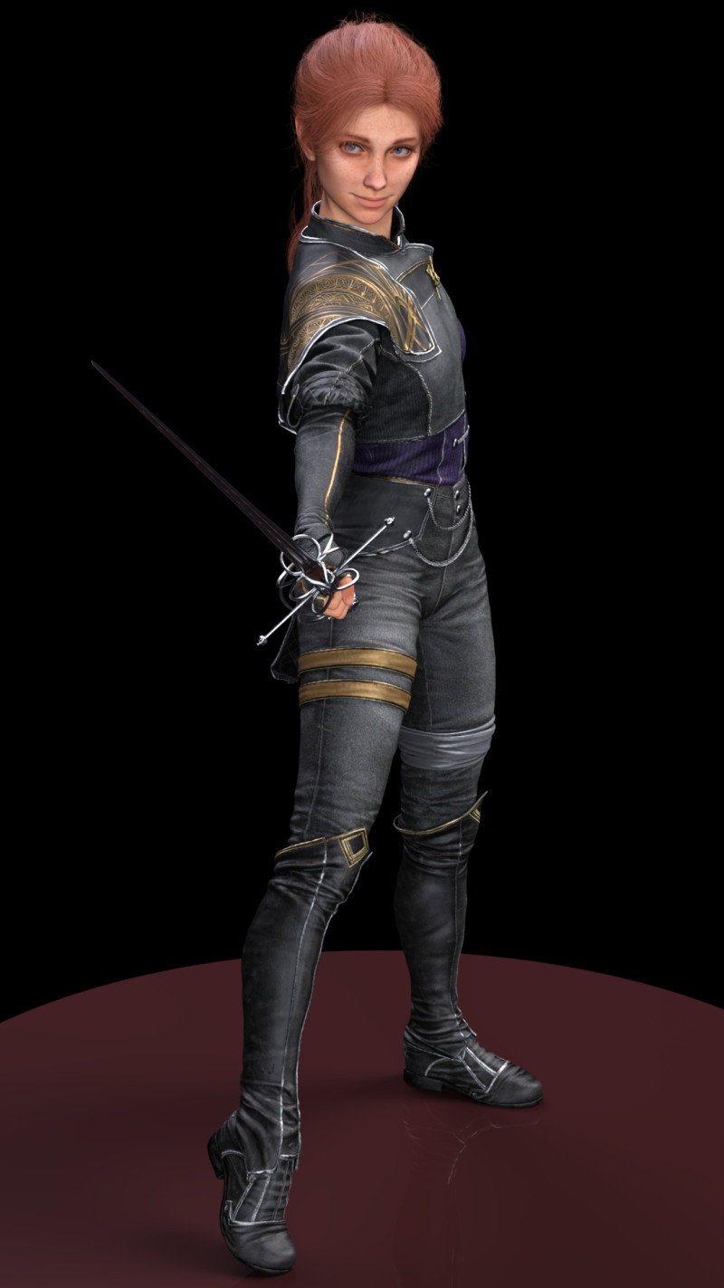 Maelle Karanlığın Kaşifi Obscur Seferi 33 3D Baskı Modeli .c4d .max .obj .3ds .fbx .stl .blend 