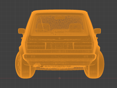 Volkswagen Golf GTI Mk1 El origen del Hot Hatch Modelo de impresión 3D