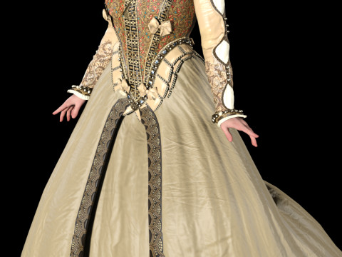 Anna Henrietta La soberana de Toussaint The Witcher 3 Sangre y vino Modelo de impresión 3D