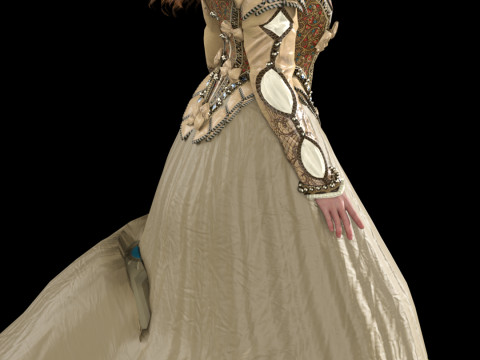 Anna Henrietta The Sovereign of Toussaint The Witcher 3 Blood and Wine 3D Print Model