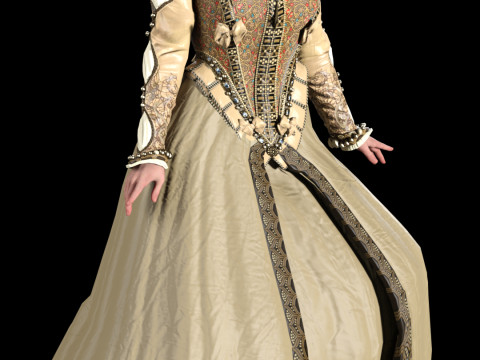 Anna Henrietta The Sovereign of Toussaint The Witcher 3 Blood and Wine 3D Print Model