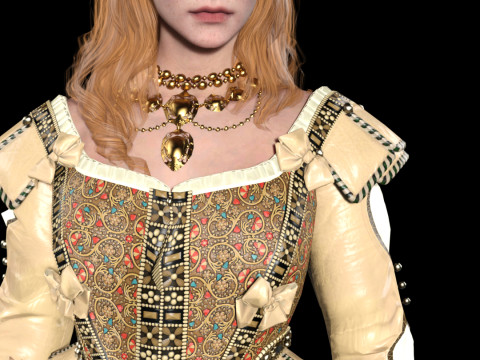 Anna Henrietta The Sovereign of Toussaint The Witcher 3 Blood and Wine 3D Print Model