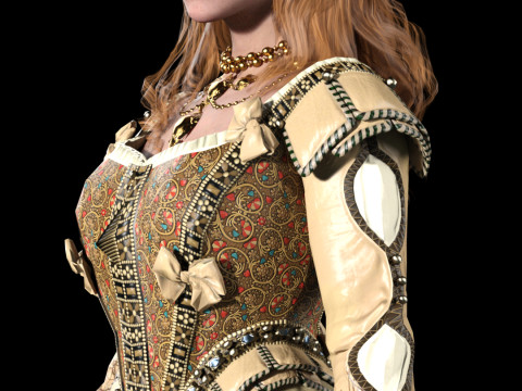 Anna Henrietta The Sovereign of Toussaint The Witcher 3 Blood and Wine 3D Print Model