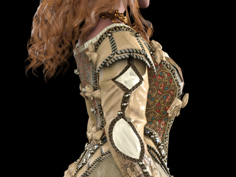 Anna Henrietta The Sovereign of Toussaint The Witcher 3 Blood and Wine 3D Print Model