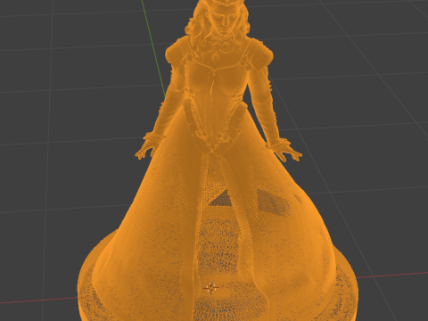 Anna Henrietta The Sovereign of Toussaint The Witcher 3 Blood and Wine 3D Print Model