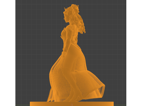 Anna Henrietta The Sovereign of Toussaint The Witcher 3 Blood and Wine 3D Print Model