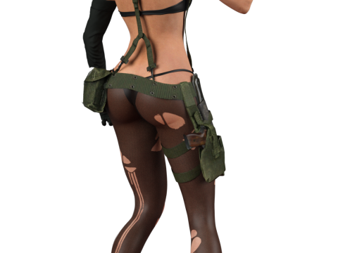 Quiet The Silent Sniper Metal Gear Solid V 3D Print Model