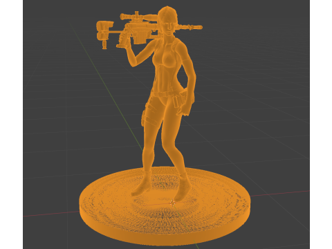 Quiet The Silent Sniper Metal Gear Solid V 3D Print Model