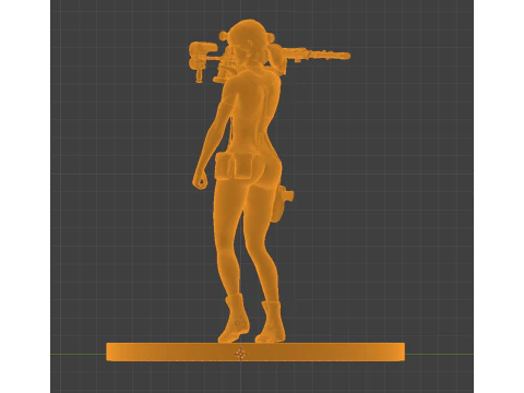 Quiet The Silent Sniper Metal Gear Solid V 3D Print Model