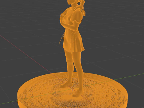 Wednesday The Addams Heiress Netflix Series 3D Print Model