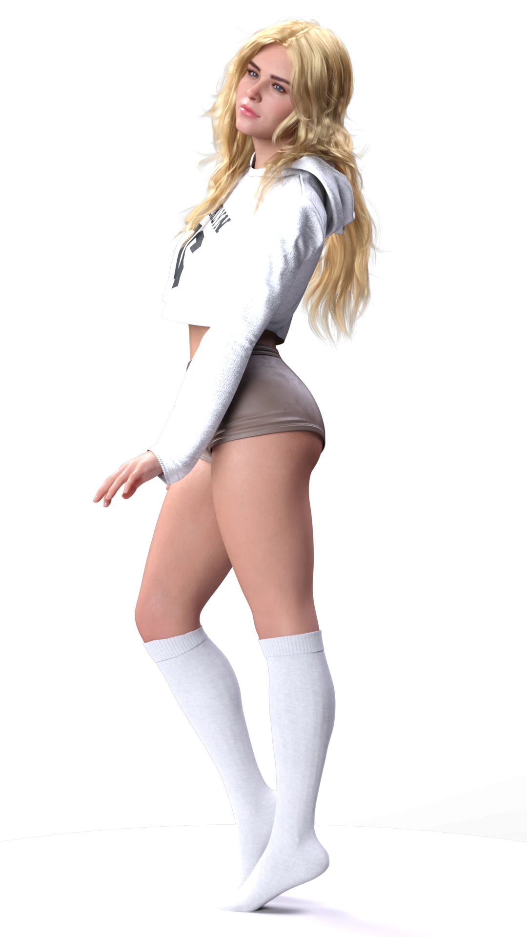 Chlo Grace Moretz 3D Urban Style 3D Print Model .c4d .max .obj .3ds .fbx .stl .blend 