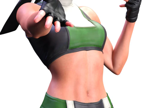 Sonya Blade The Strength of Earthrealm Mortal Kombat 3D Print Model