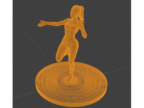 Sonya Blade The Strength of Earthrealm Mortal Kombat 3D Print Model