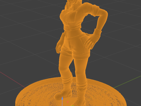Leona Heidern The Silent Soldier The King of Fighters 3D Print Model
