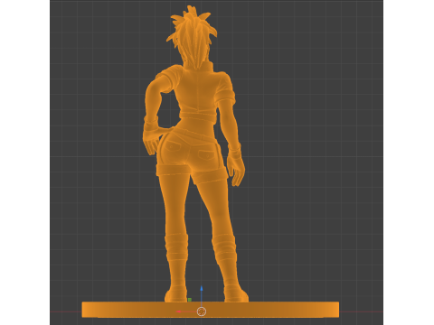 Leona Heidern The Silent Soldier The King of Fighters 3D Print Model