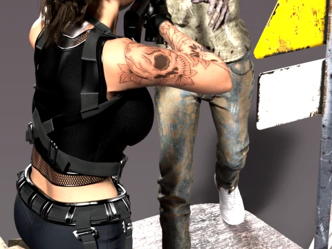 Claire Extreme Survival Raccoon City Outbreak 3D Print Model