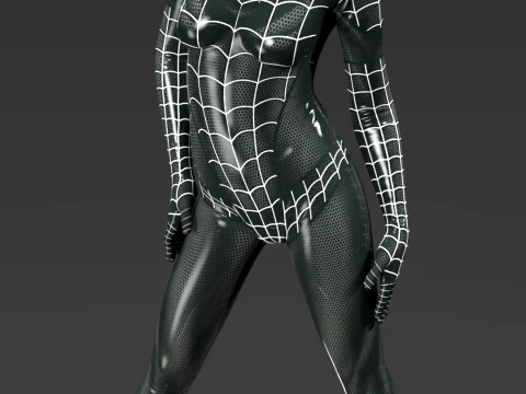 Kristen Stewart The Symbiotes Lament Dark Web Edition 3D Druckmodell