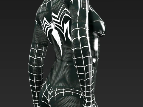 Kristen Stewart The Symbiotes Lament Dark Web Edition 3D Print Model