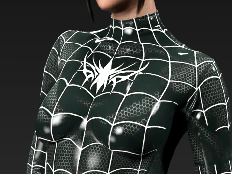 Kristen Stewart The Symbiotes Lament Dark Web Edition 3D Print Model