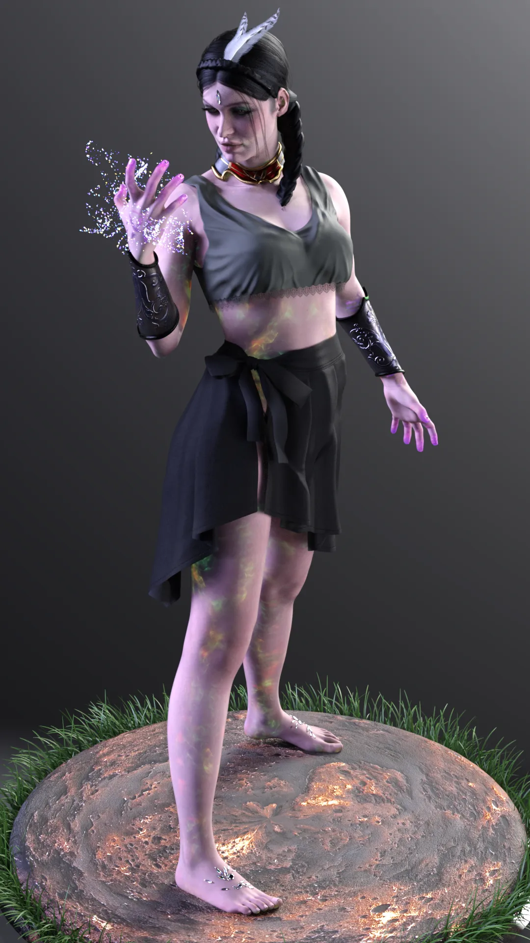 Philippa Eilhart The Jewel of Tretogor Arcane Ritual Edition 3D Print Model .c4d .max .obj .3ds .fbx .stl .blend 