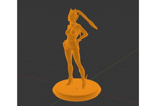 Protocolo Cyber-Idol Luna The Neon Blossom Modelo de Impressão 3D