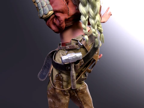 Gemma The Master Smith of the Forbidden Lands Artisan Edition 3D Print Model
