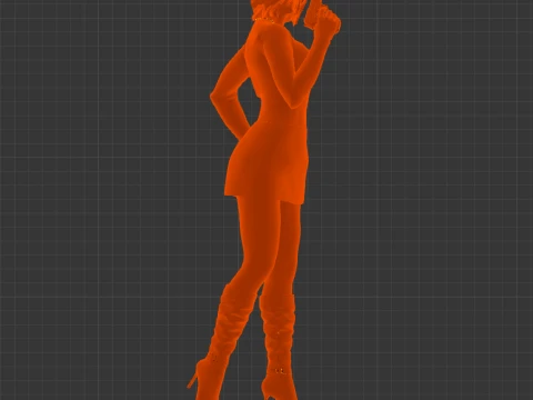 Ada Wong The Crimson Shadow Urban Infiltration Edition 3D Print Model