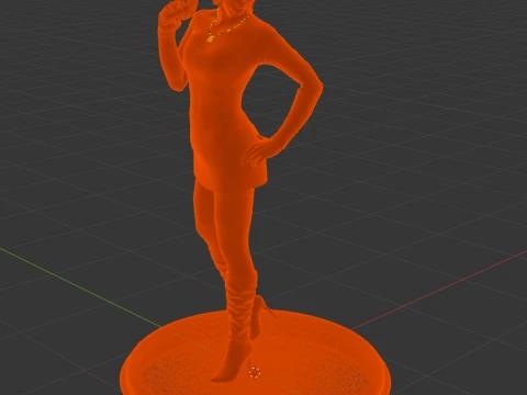 Ada Wong The Crimson Shadow Urban Infiltration Edition 3D Print Model