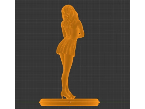 Alexandra The Azure Elegance Red Carpet Digital Edition 3D Print Model