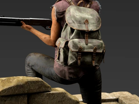 Tess The Smuggler of Boston Post-Outbreak Survivor Edition 3D Print Model
