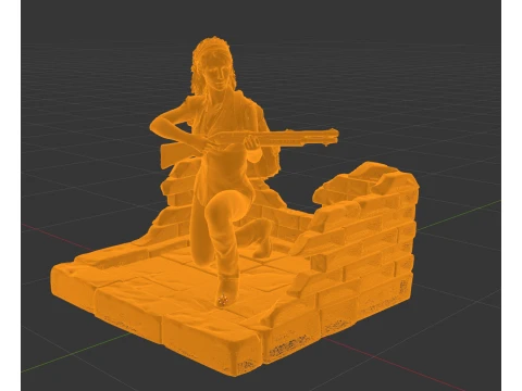 Tess The Smuggler of Boston Post-Outbreak Survivor Edition 3D Print Model