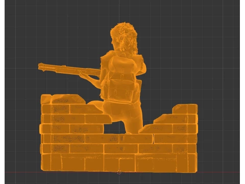 Tess The Smuggler of Boston Post-Outbreak Survivor Edition 3D Print Model