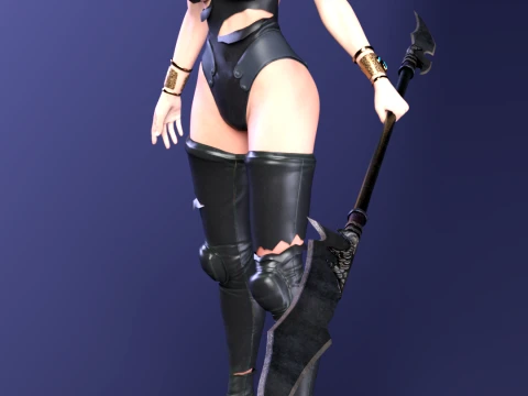 Rachel The Fiend Hunter Holy Vigoorian Empire Edition Modelo de Impressão 3D