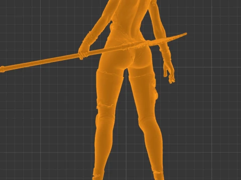 Rachel The Fiend Hunter Holy Vigoorian Empire Edition 3D Print Model