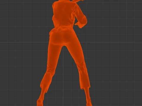 Ayane The Violet Shadow Martial Arts Academy Edition 3D Print Model