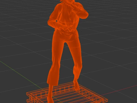 Ayane The Violet Shadow Martial Arts Academy Edition 3D Print Model