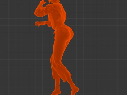 Ayane The Violet Shadow Martial Arts Academy Edition 3D Print Model